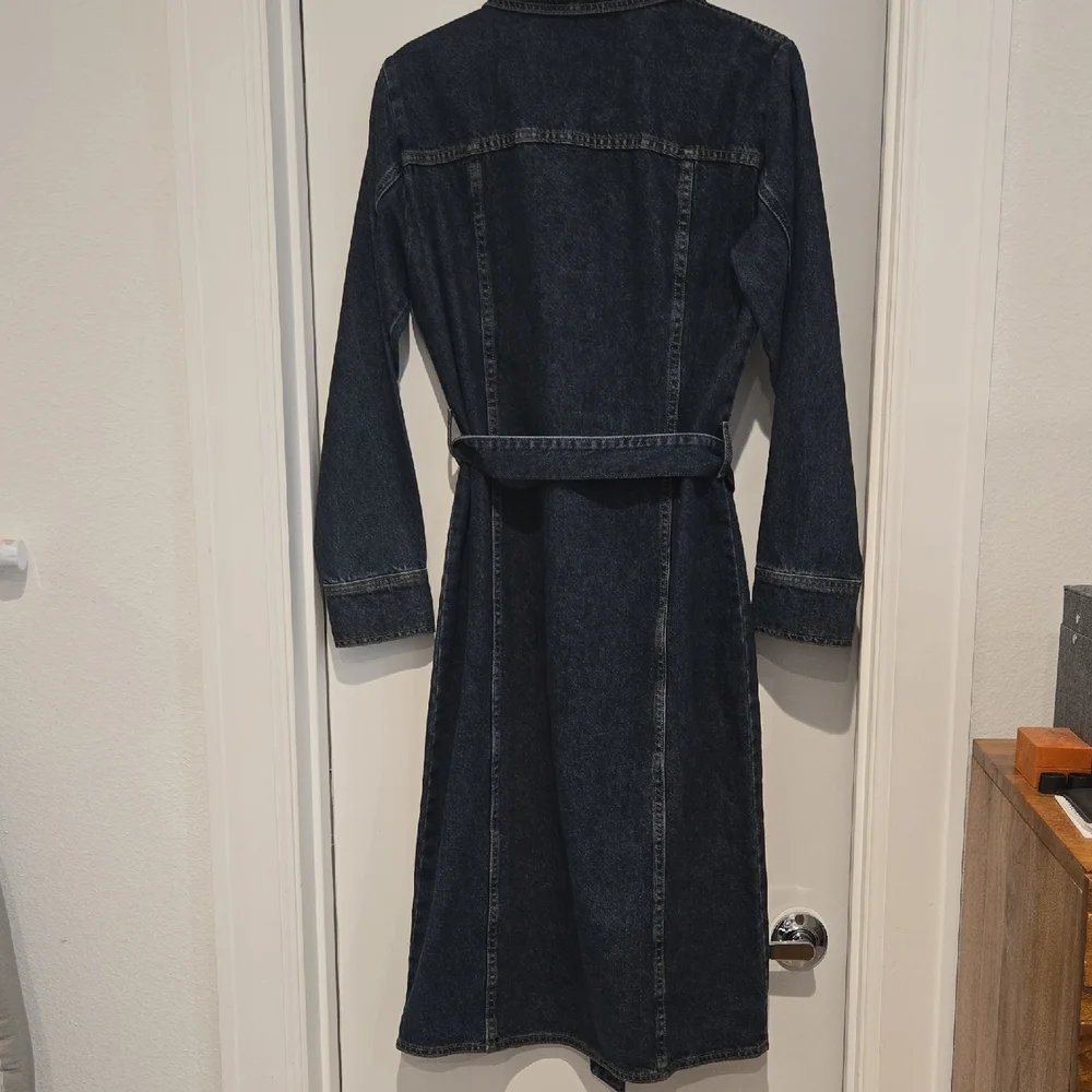 Zara Doro Midi Denim Dress - Size M - Picture 4 of 5
